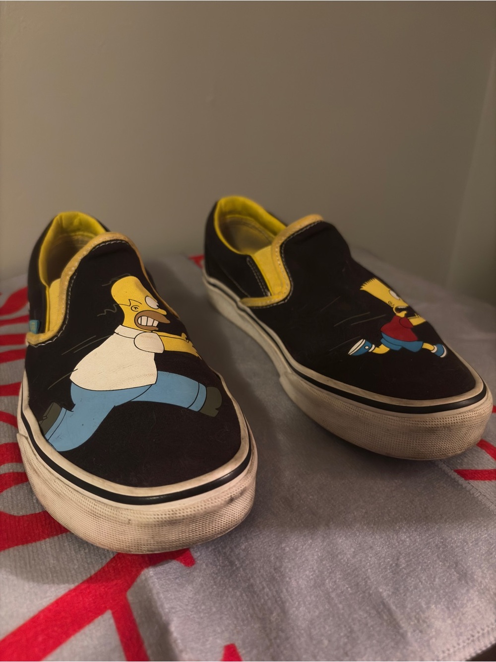 The Simpson’s x Vans slip-on canvas shoe
